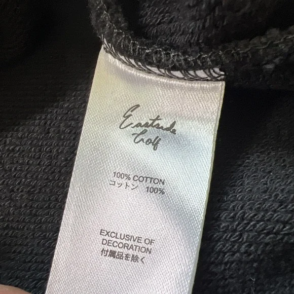 Eastside Golf Core Fleece Crew Script Logo Black Men Sweatshirt Size M NEW - Picture 6 of 10